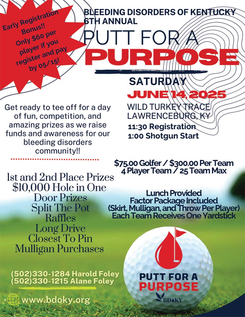 2025 Putt For A Purpose Flyer